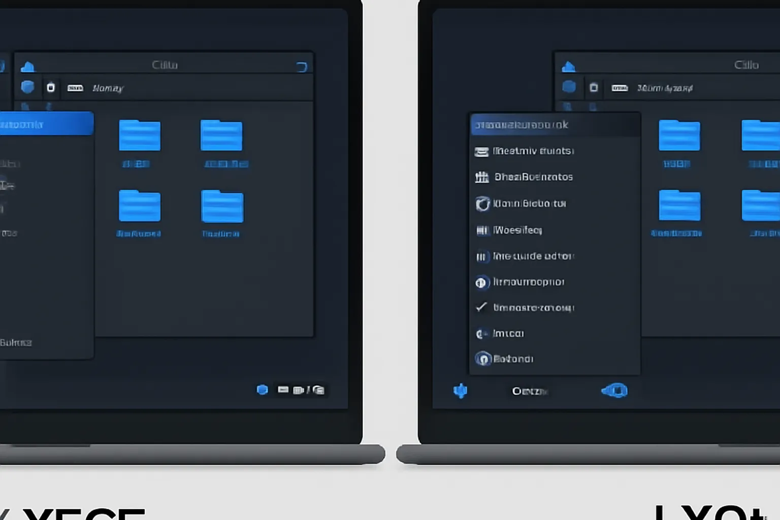 Lightweight Linux desktop environment running smoothly on an old laptop with low RAM usage