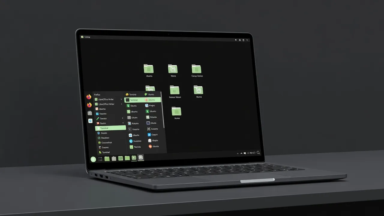 Linux Mint 22 Cinnamon desktop on a laptop screen