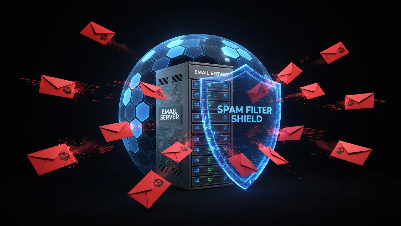 Linux email server with SpamAssassin spam filtering configuration